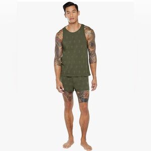 Savage X Fenty NWT Men’s Green Sheer Logo Sleep Tank Size XXL